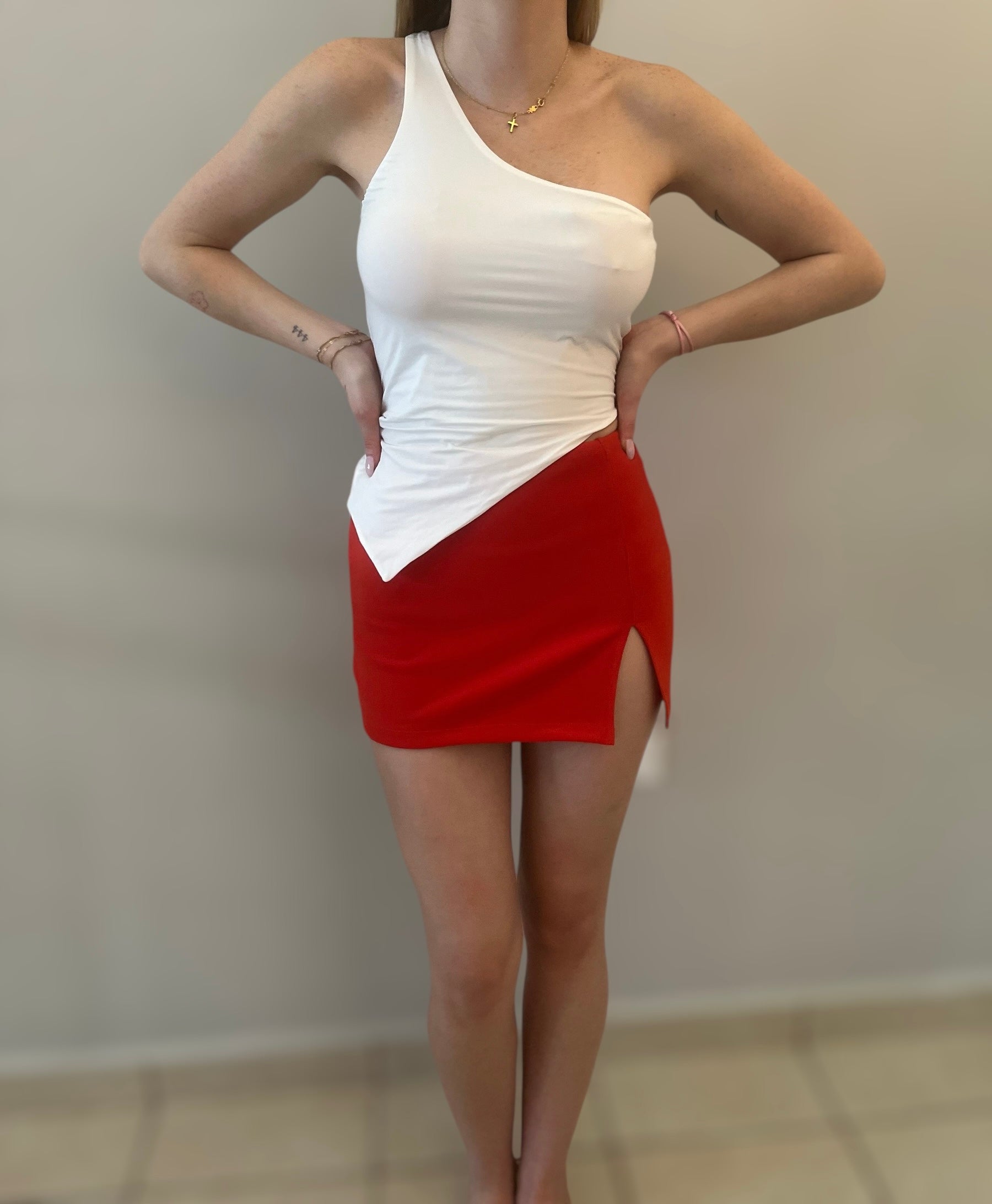 Flaming Red Skirt